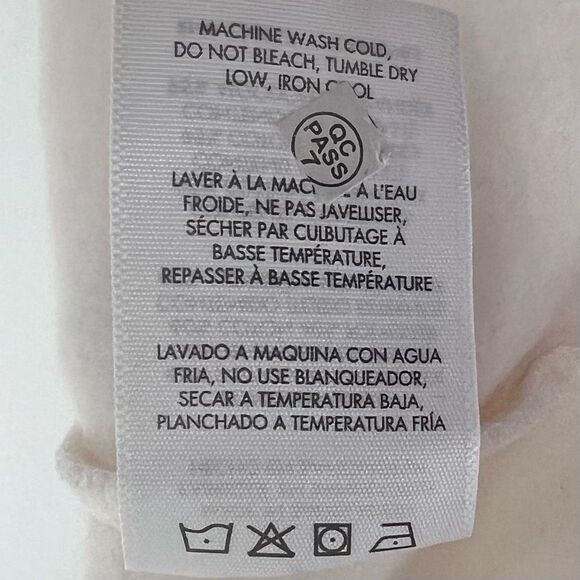 WeWoreWhat Solid Cropped Sweatshirt in Off White - Picture 6 of 13